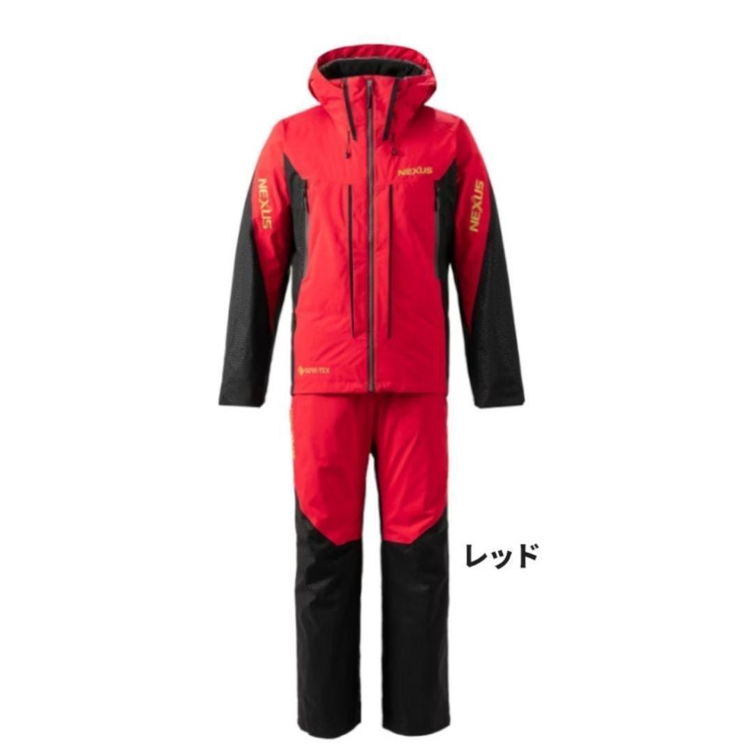【新品】シマノ ネクサス テクノレイヤードスーツ M レッド RT-133W