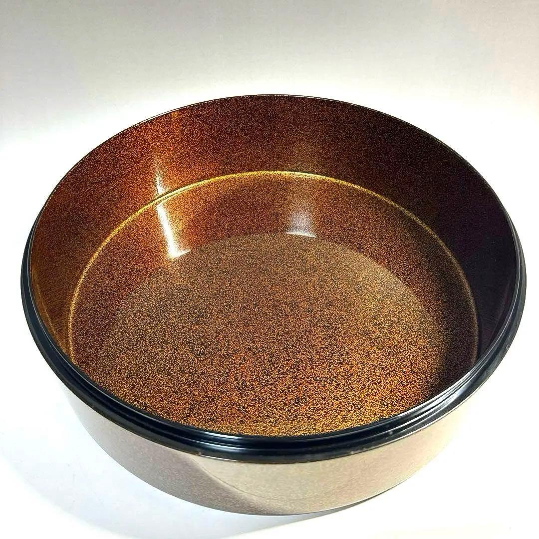 輪島塗　梨子地扇面蒔絵　茶櫃　参州 造 作家物