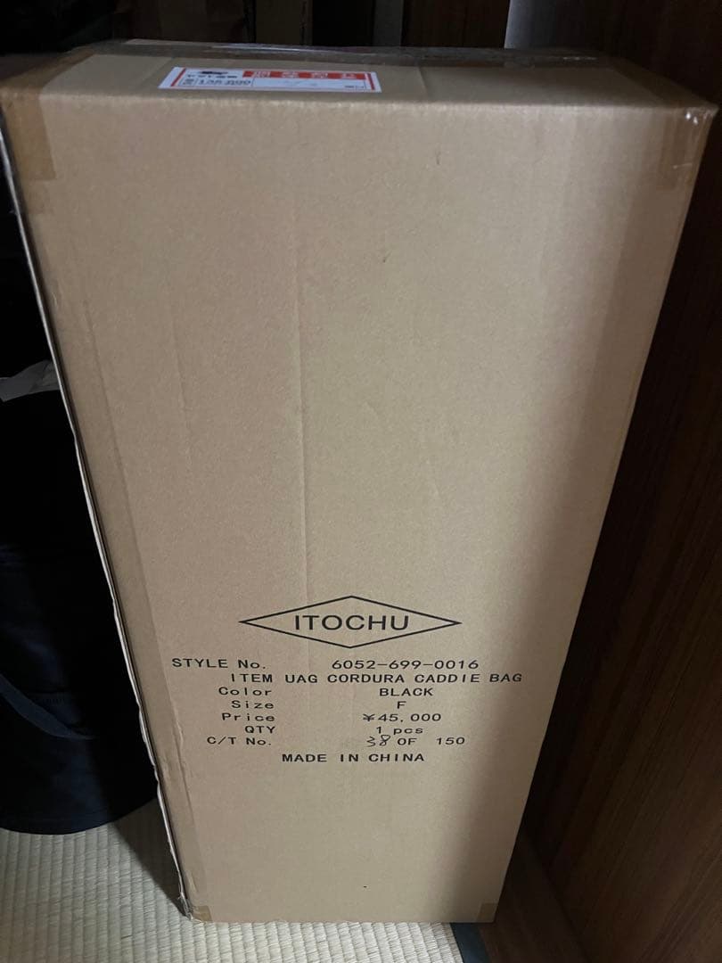 新品　2025購入　ユナイテッドアローズ　キャディバッグ　ブラック