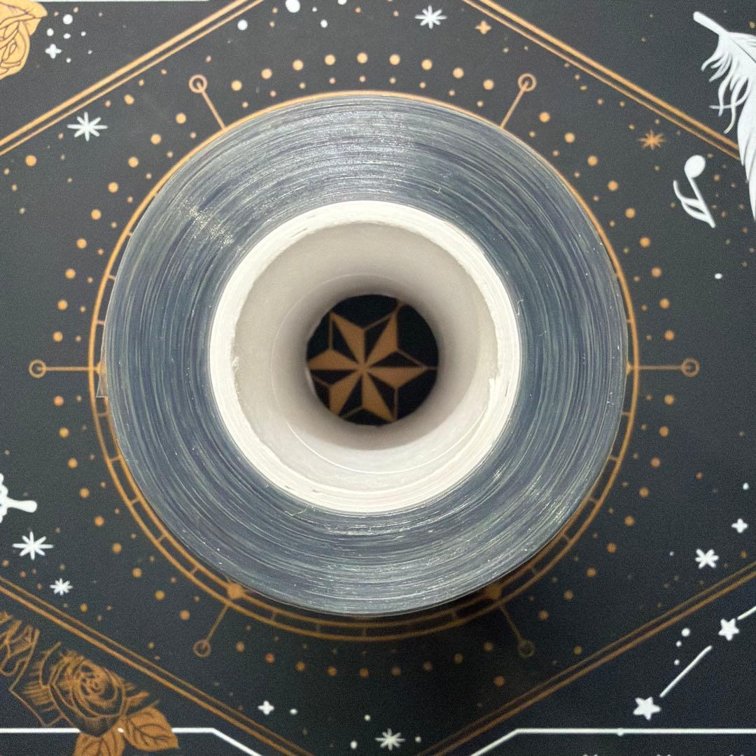 【8957】海外　マステ　中古巻　貝殻光マスキングテープ　残量多め　人物系