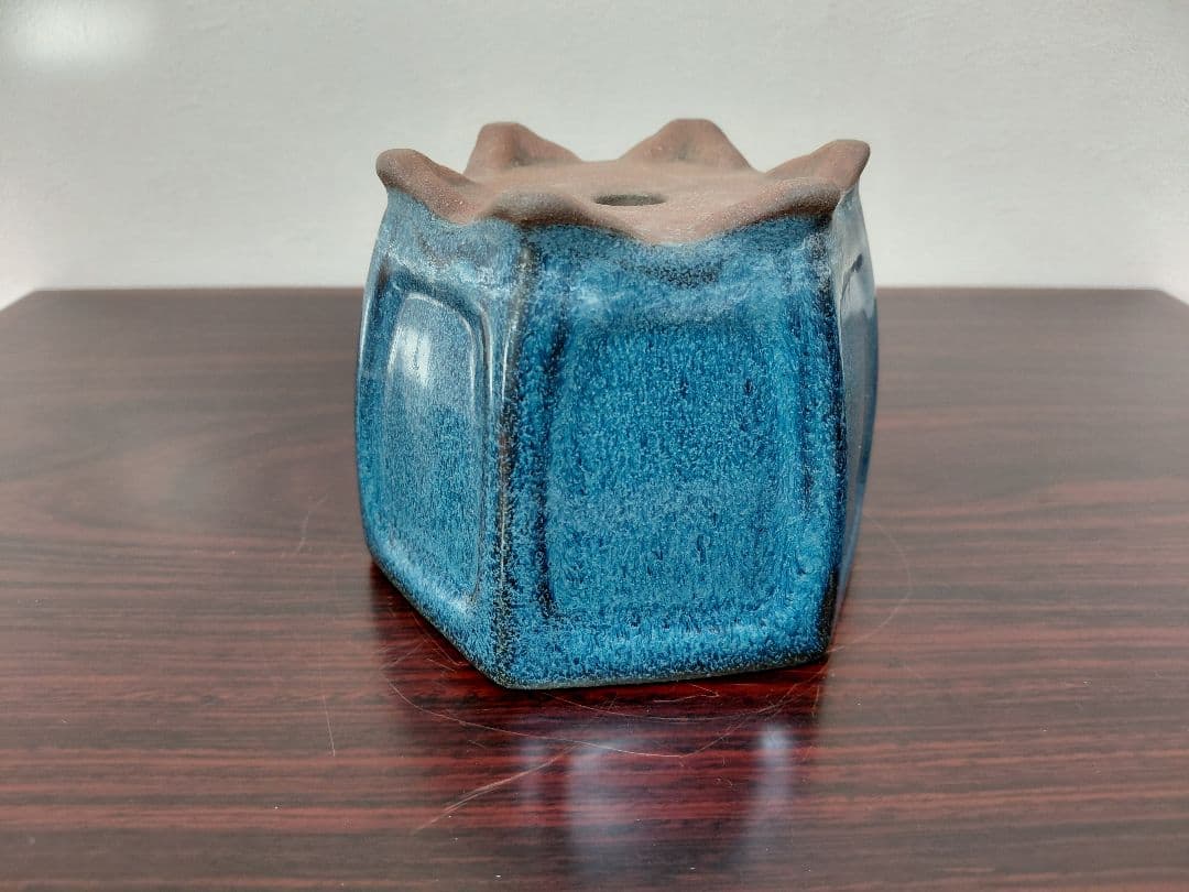 海鼠釉　鉢　盆栽鉢　詳細不明