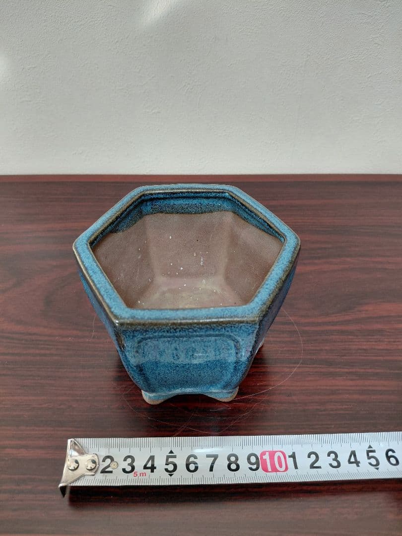 海鼠釉　鉢　盆栽鉢　詳細不明