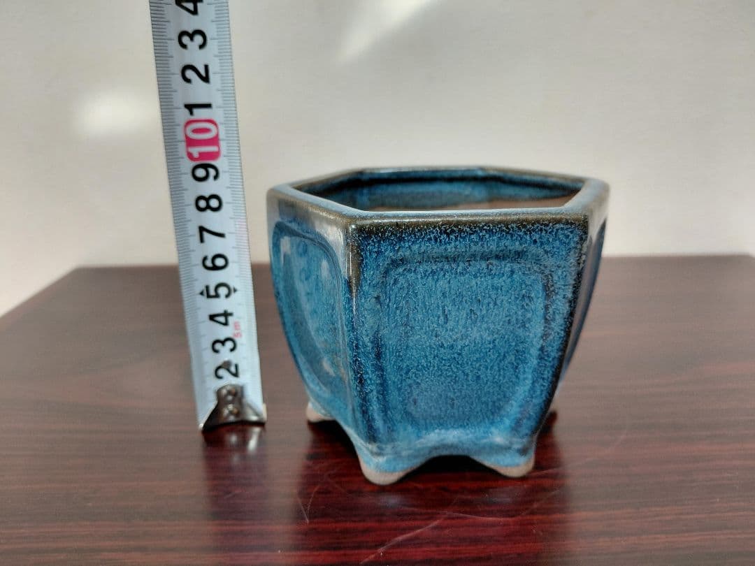 海鼠釉　鉢　盆栽鉢　詳細不明