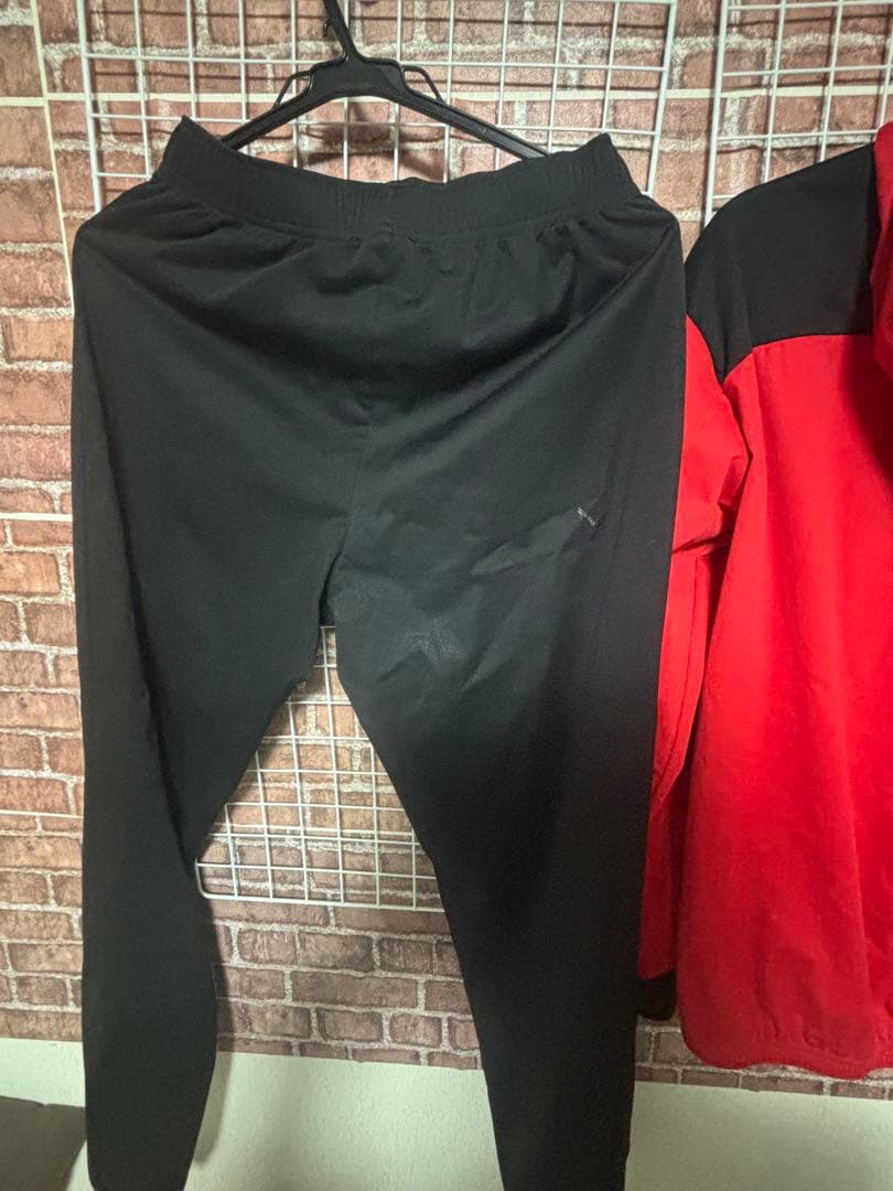 Mizuno ジャージ上下セット レッド/ブラック