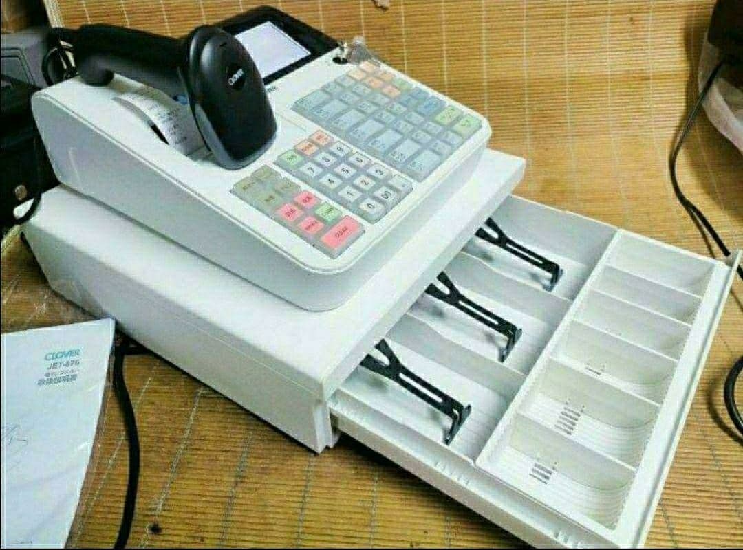 クローバーレジスター　JET-670上位スキャナ付き　PC連携　633003