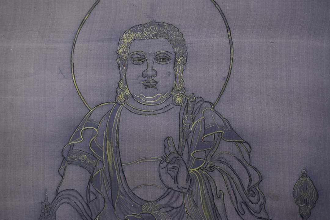 作者不詳/十六羅漢図/掛軸/名家伝来/Z-827