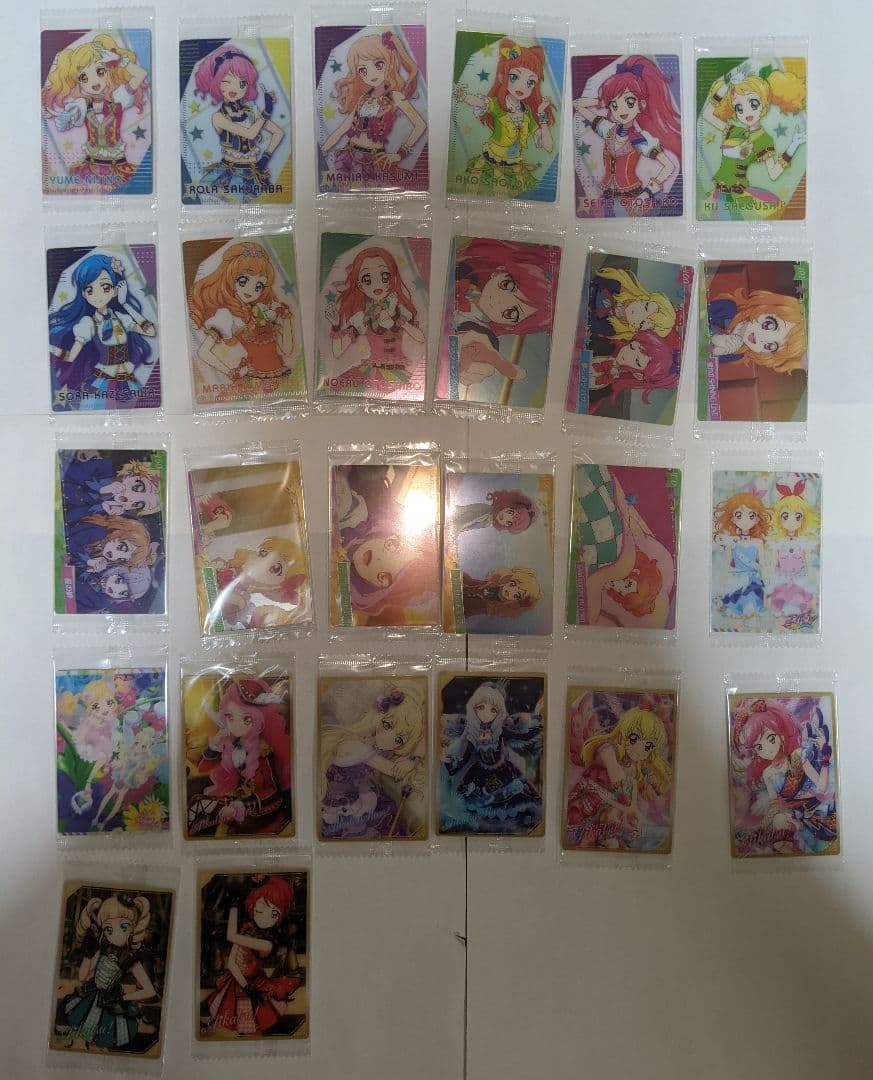 アイカツ　ウエハース　1~3　全77種フルコンプ　未開封