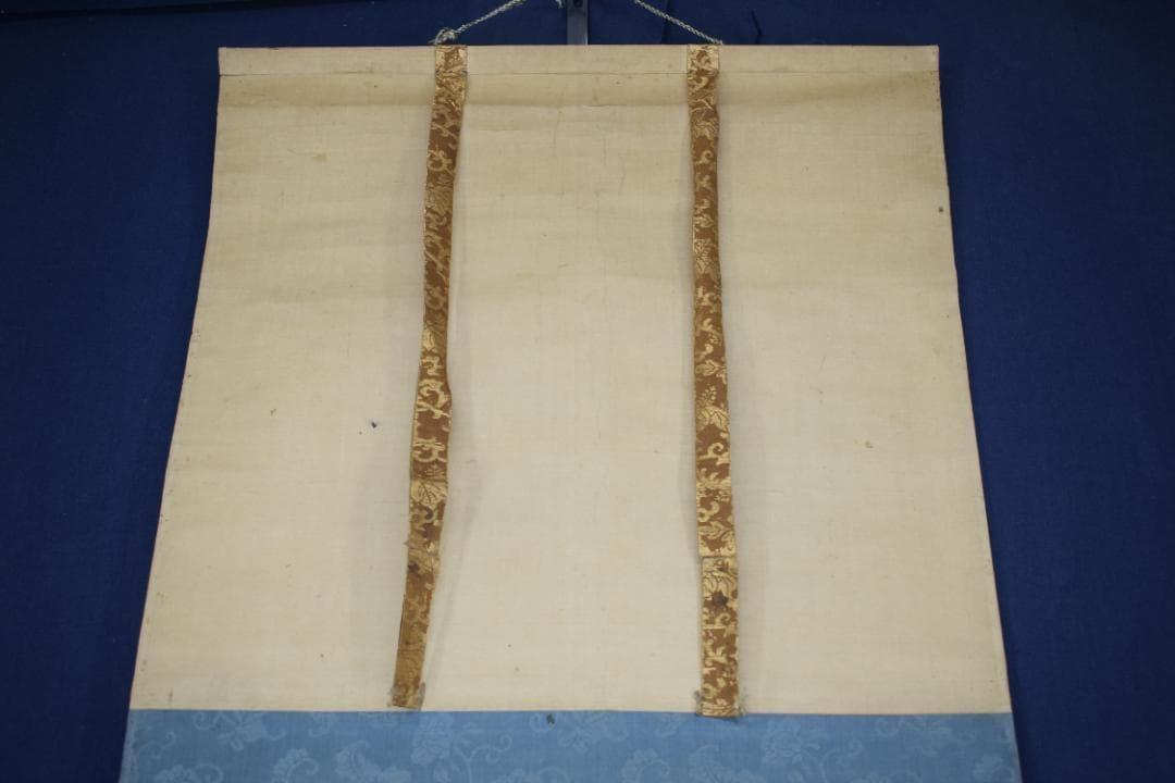 【真作】狩野尚信/自適斎/山水湖畔之図/横物/掛軸☆宝船☆Z-433