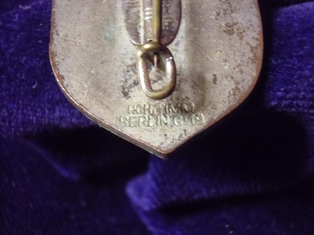 Ｗワイマールドイツ軍＊リューベック州２５年在郷軍人会メンバー章（実物）