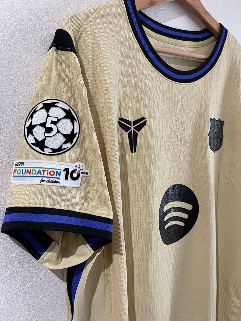 新品未使用タグ付 バルセロナ 25/26 アウェイ オーセンティック CL仕様