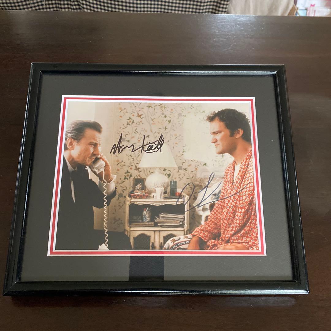 値下げ中　パルプフィクション　タランティーノ　ハーヴェイカイテル　サインフォト