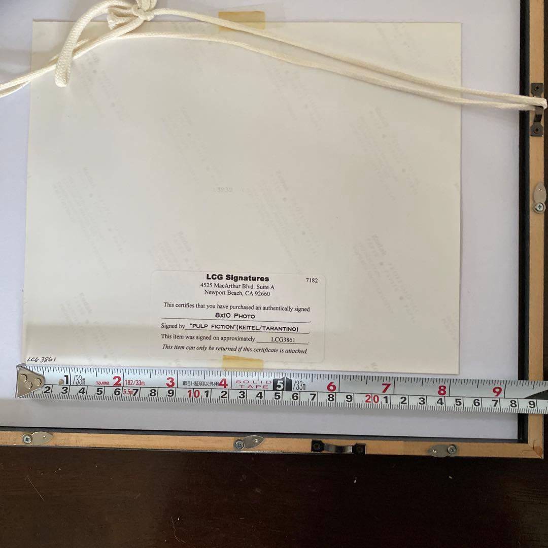 値下げ中　パルプフィクション　タランティーノ　ハーヴェイカイテル　サインフォト