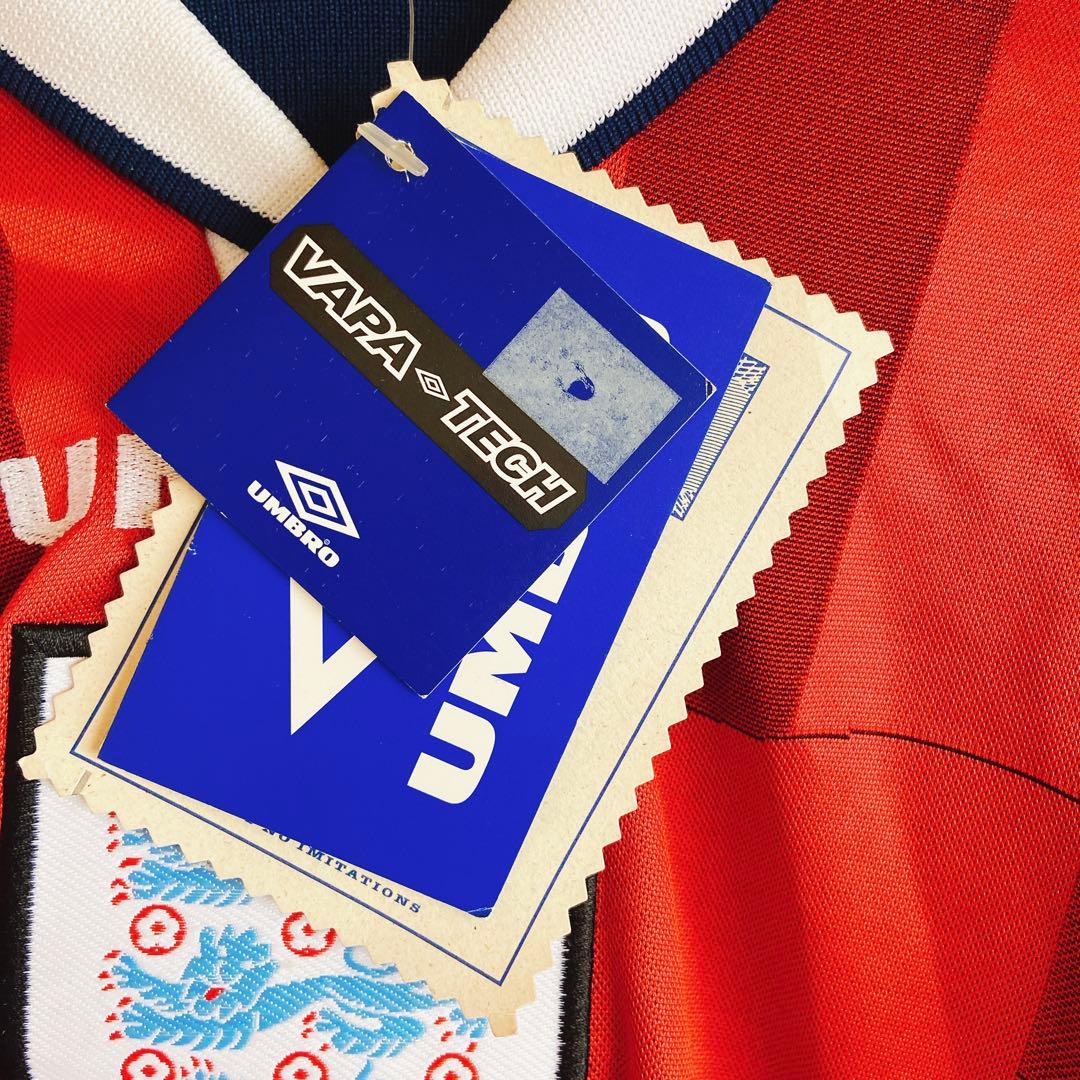 【値下げ】ワールドカップ1998年 イングランド代表ユニフォーム 新品タグ付