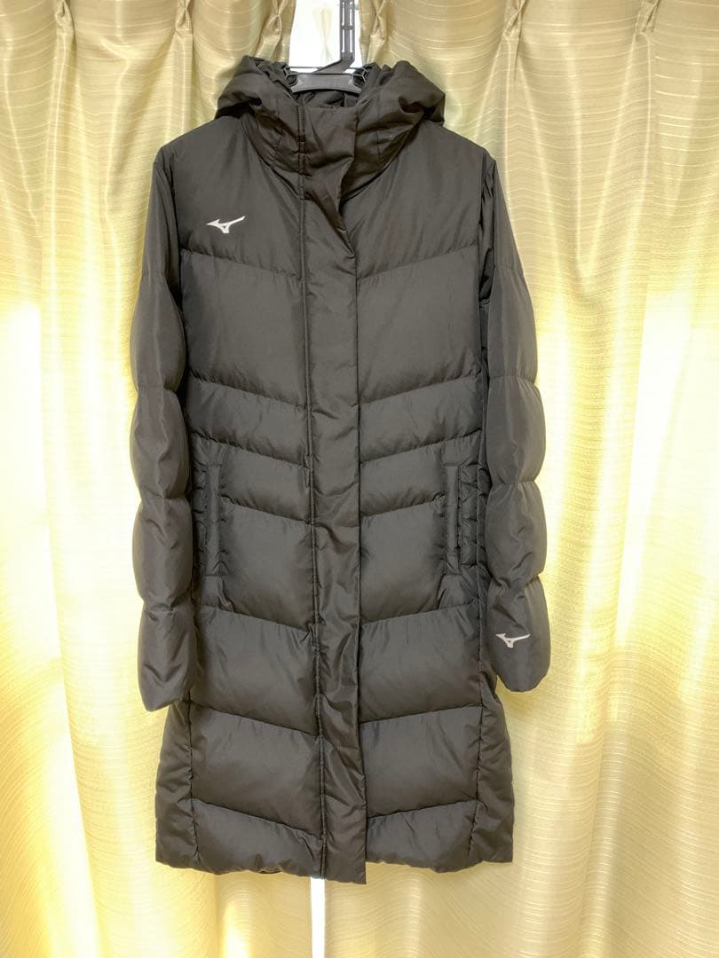 Mizuno フード付きダウンベンチコート（レディースL）