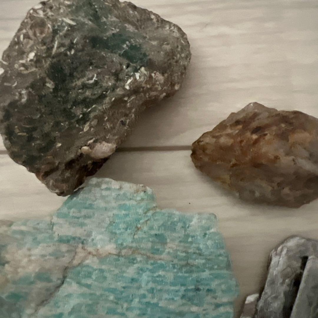 珍しい石&化石 セット アマゾナイトetc