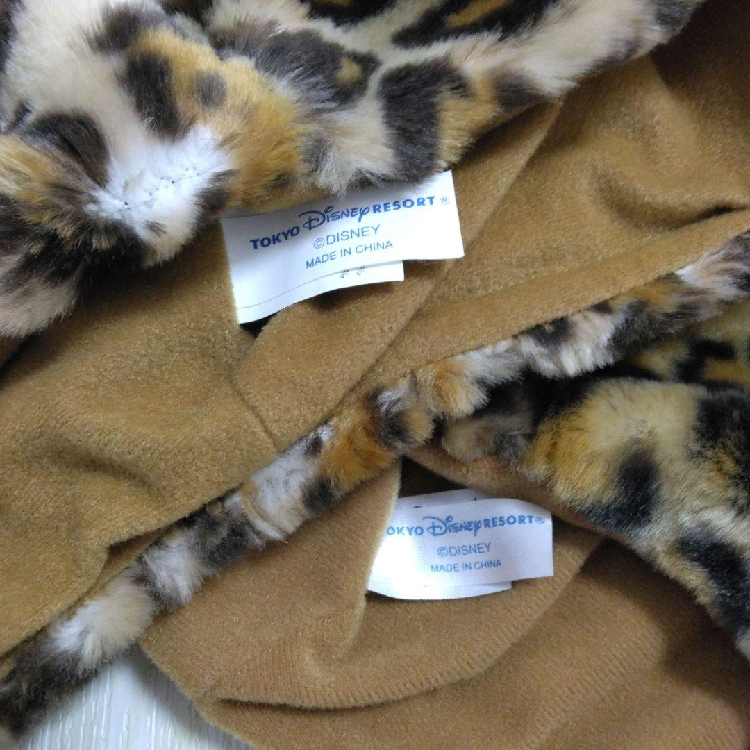 ディズニー　ヒョウ柄　ミニー　ファンキャップ　セット　帽子　ペア　セット　２つ