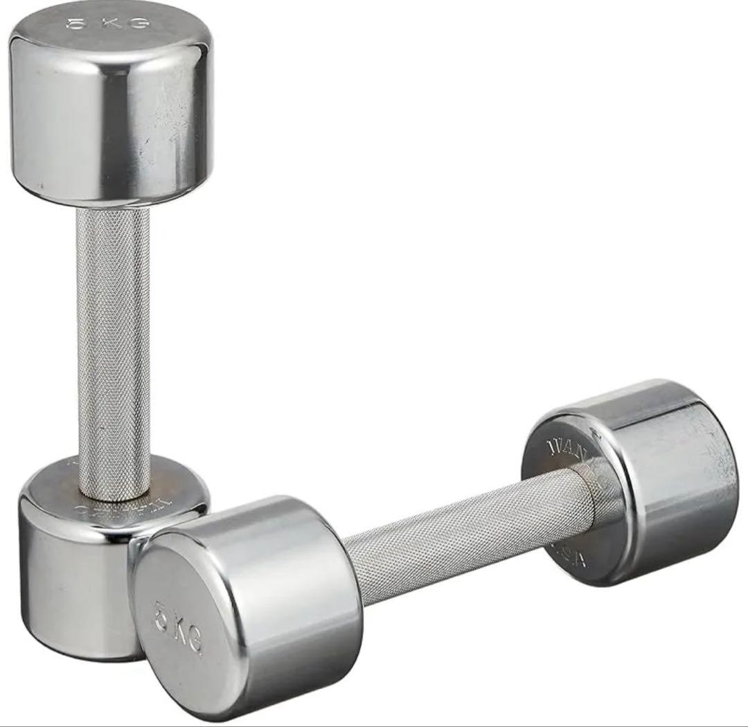 10kg ivanko クロームダンベル 回転式