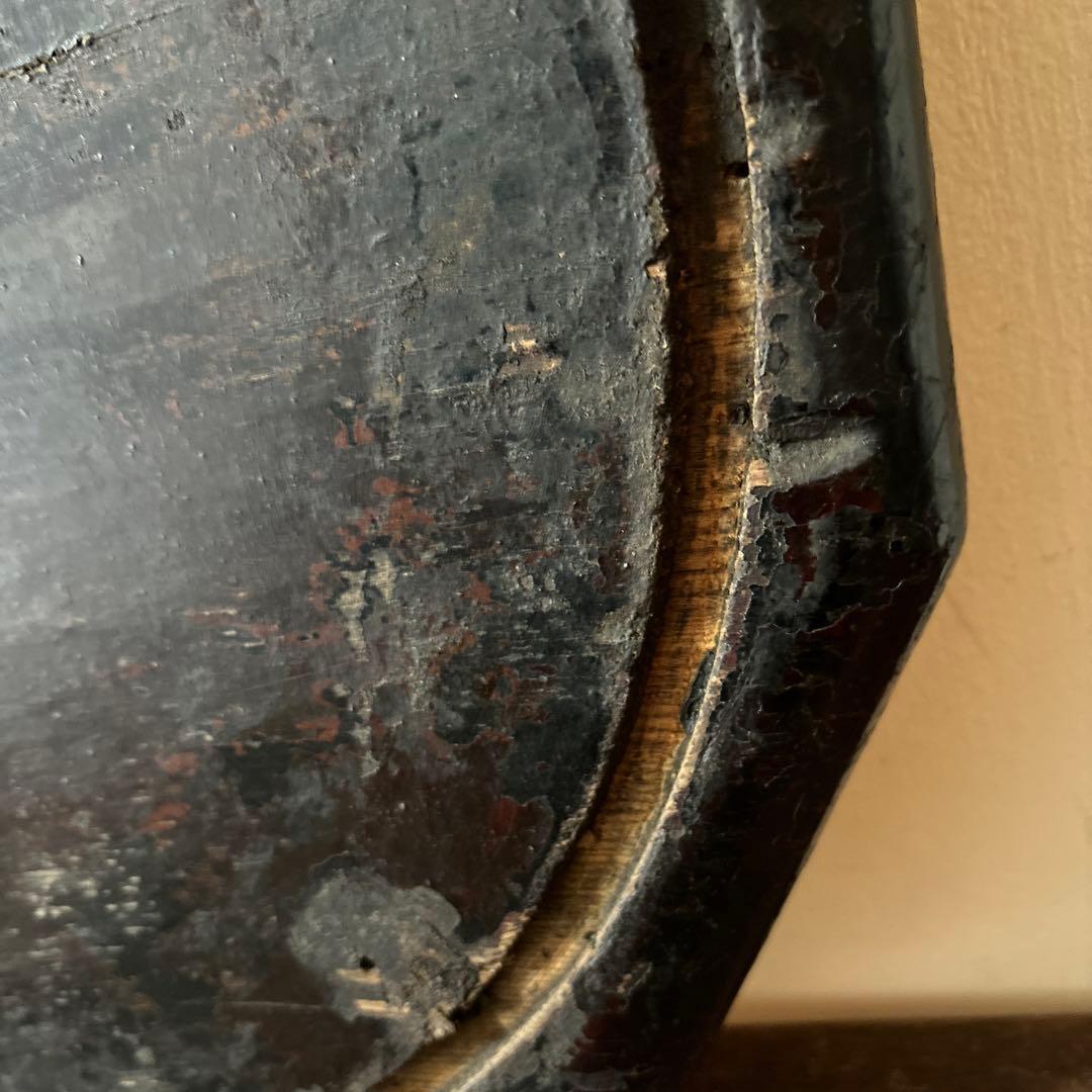 李朝十二角膳天板その63検:古道具.骨董品.韓国骨董. Antique.酒器盆.