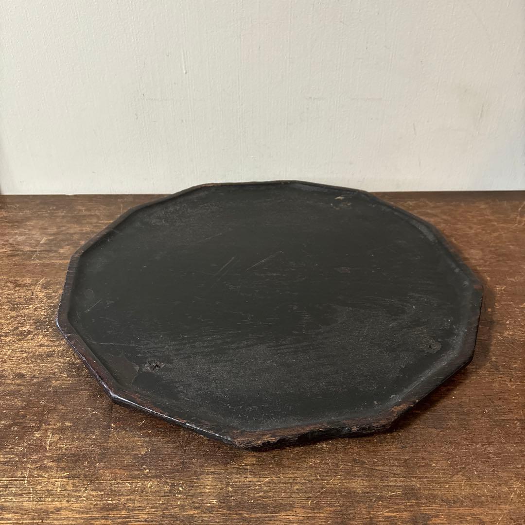 李朝十二角膳天板その63検:古道具.骨董品.韓国骨董. Antique.酒器盆.