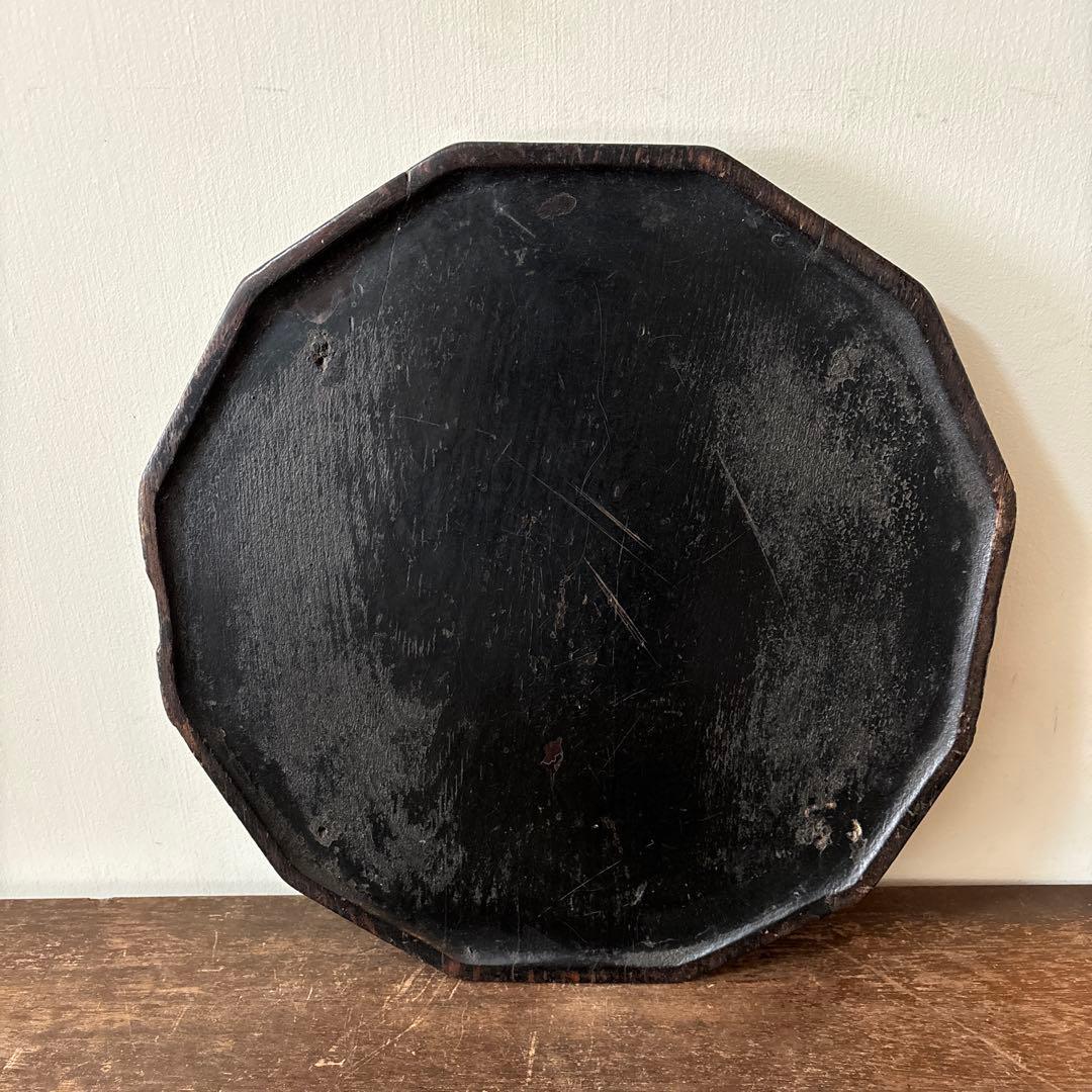 李朝十二角膳天板その63検:古道具.骨董品.韓国骨董. Antique.酒器盆.