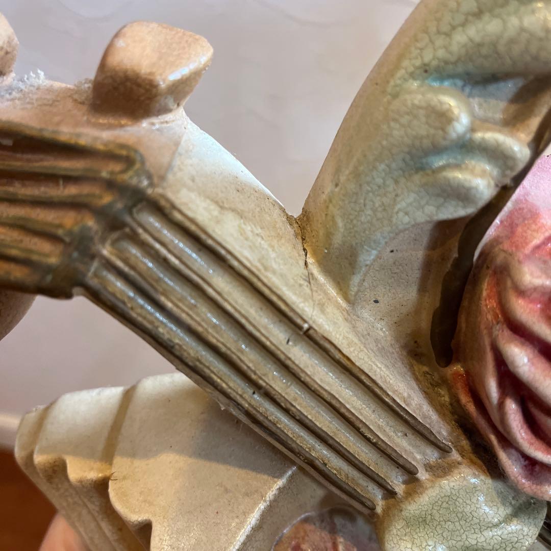 木製の壁掛けアート　アンティーク