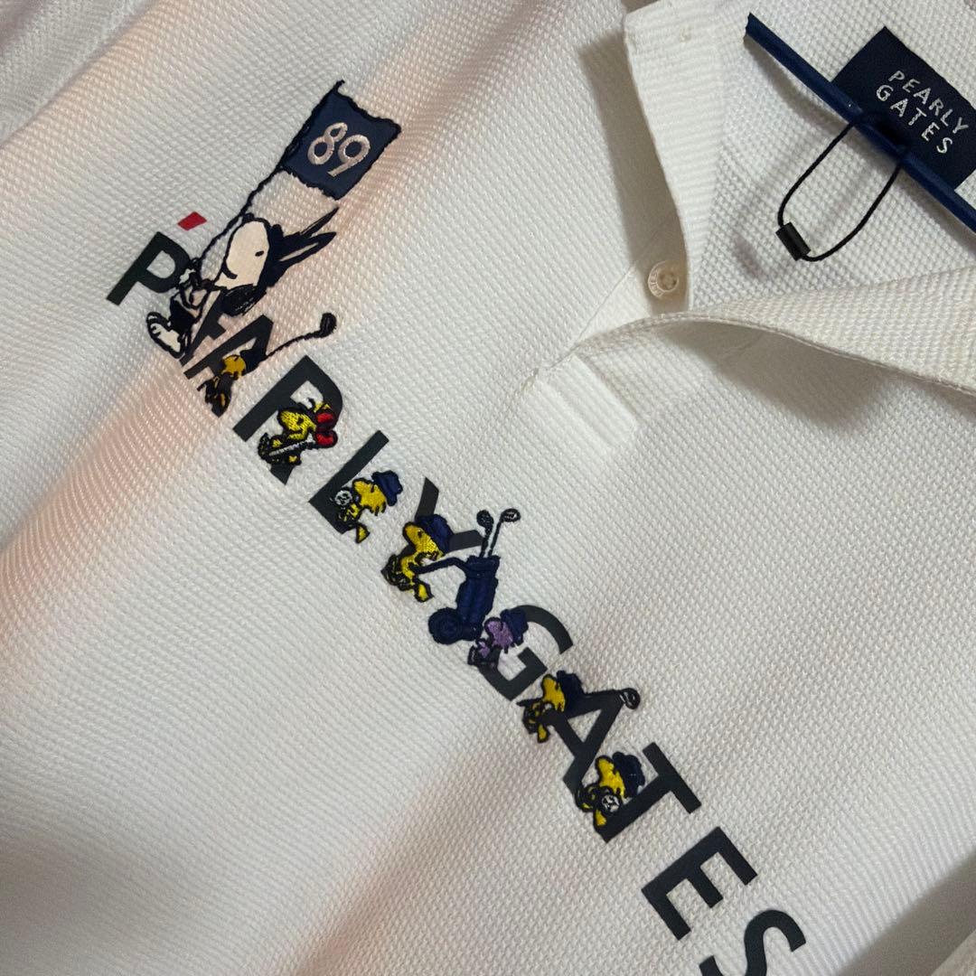 PEARLY GATES スヌーピーポロシャツ