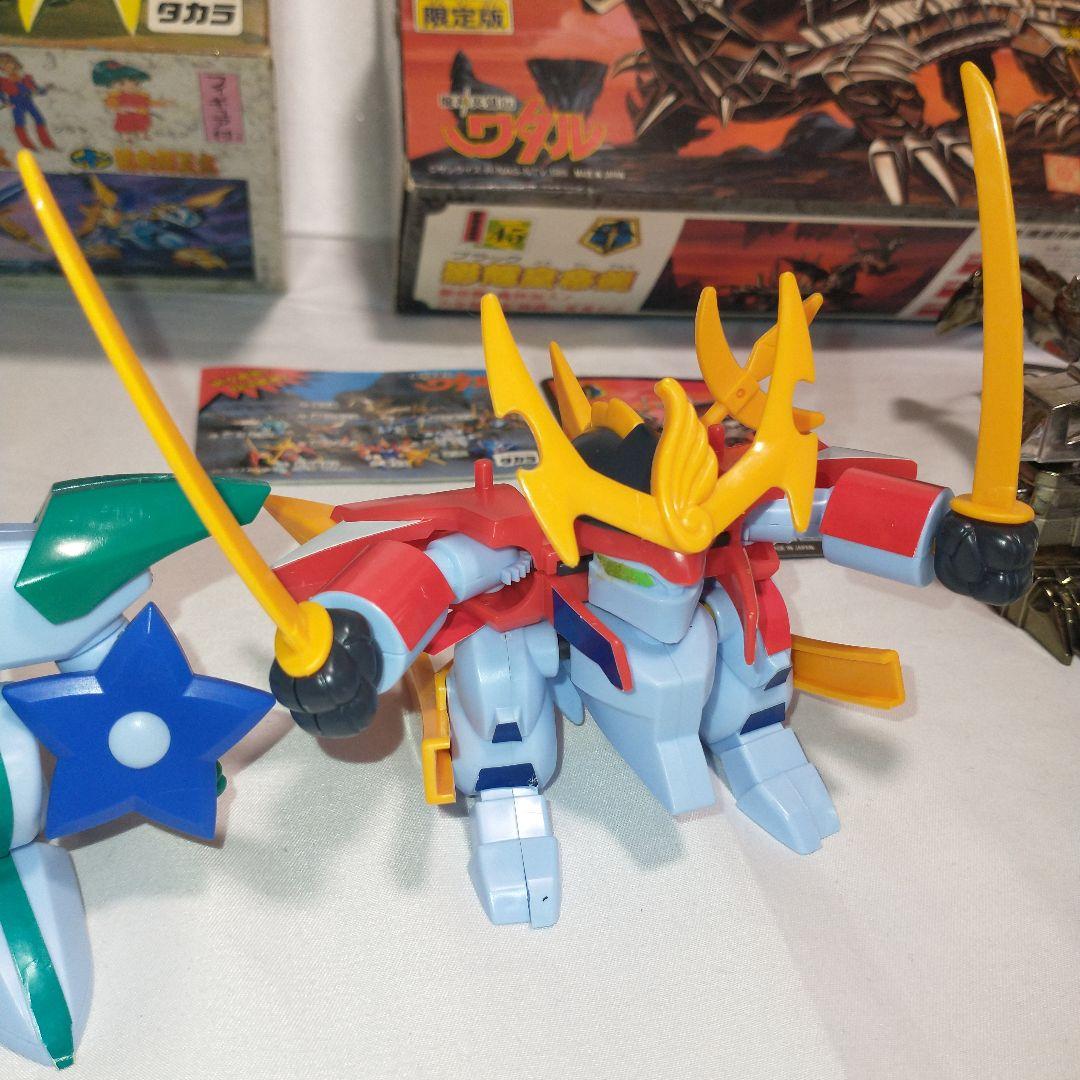 魔神英雄伝ワタル　組済みセット　銅衣5体セット+皇帝龍