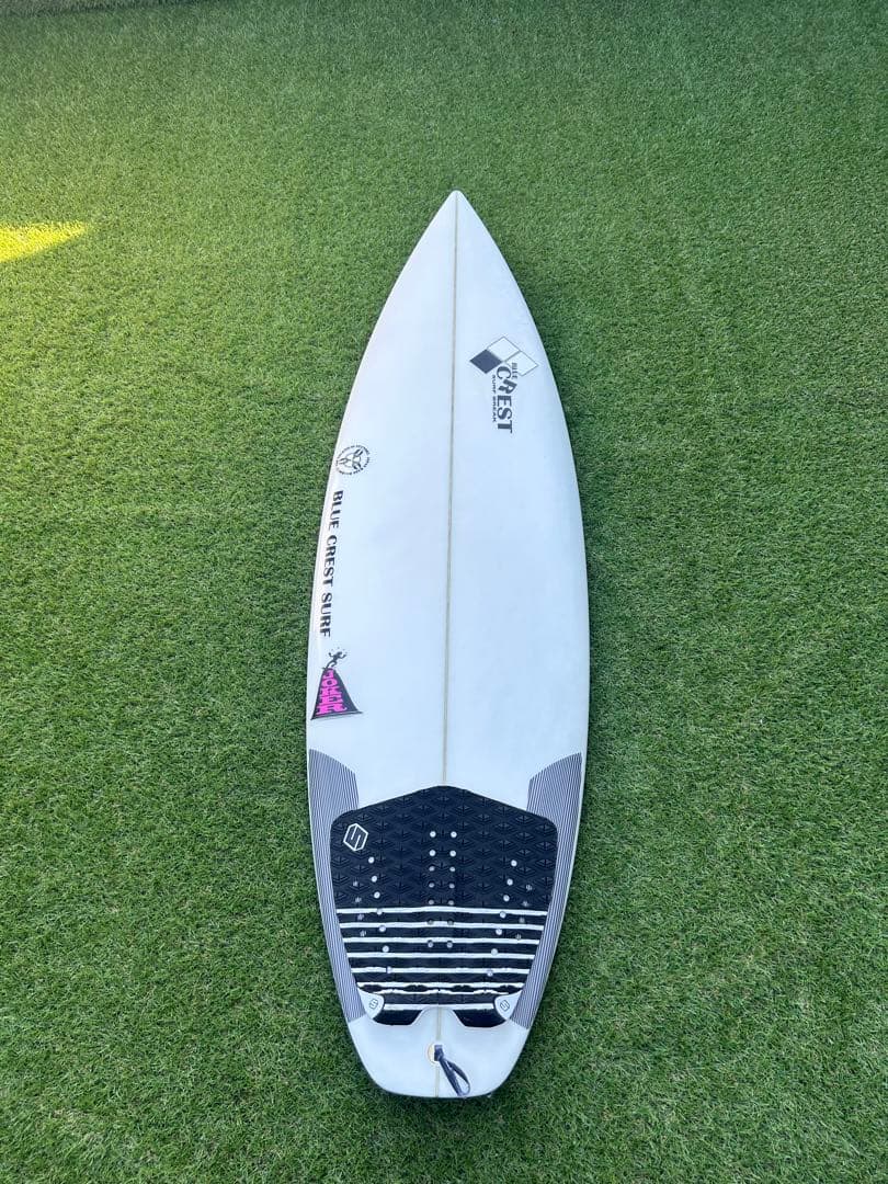 セレンディピティサーフボード5.8 別注ブランドBLUE CREST SURF