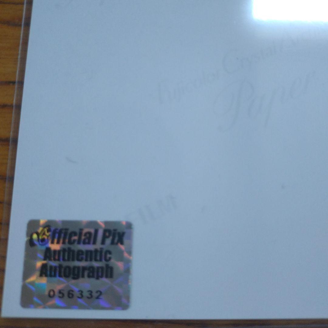 ジェレミーレナー　サイン　オートグラフ　8×10インチ　Official Pix