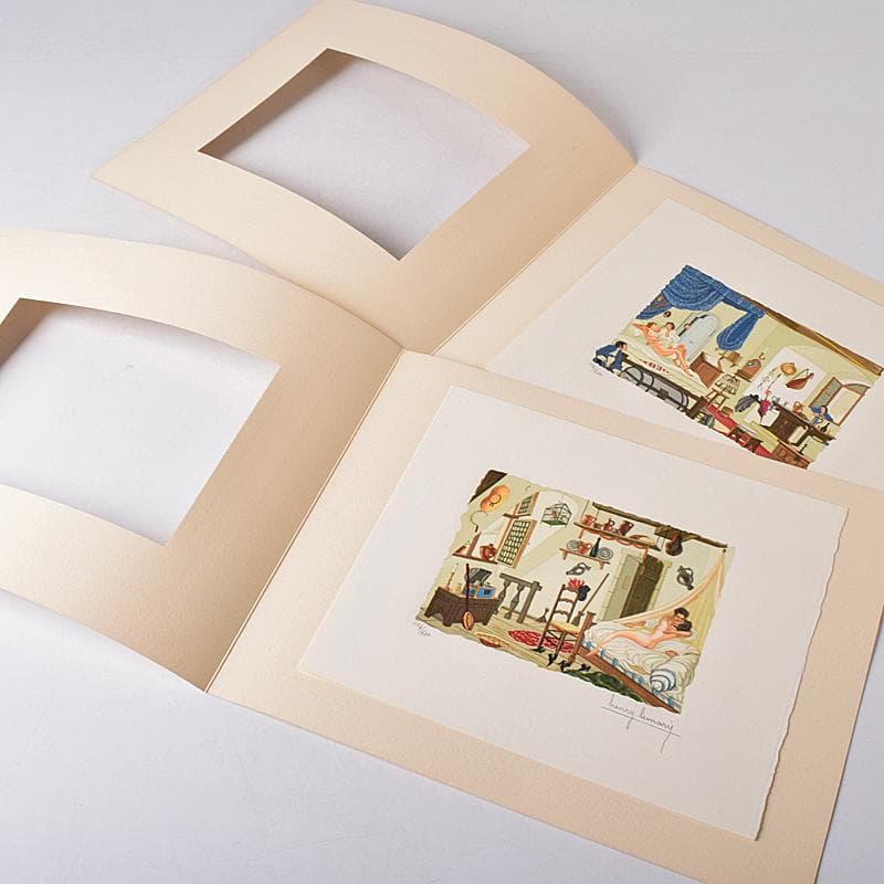 フランス　ヘンリー・リマリー　版画　114/600　5枚セット　V　R8330