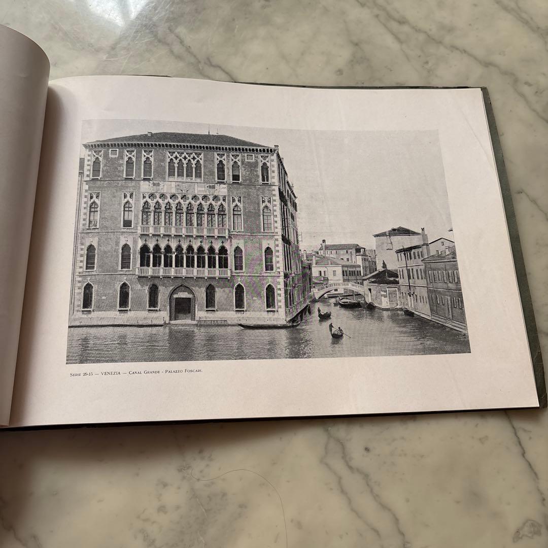 イタリア　アンティーク　ヴィンテージ　フォトアルバム　写真集　ヴェネツィア