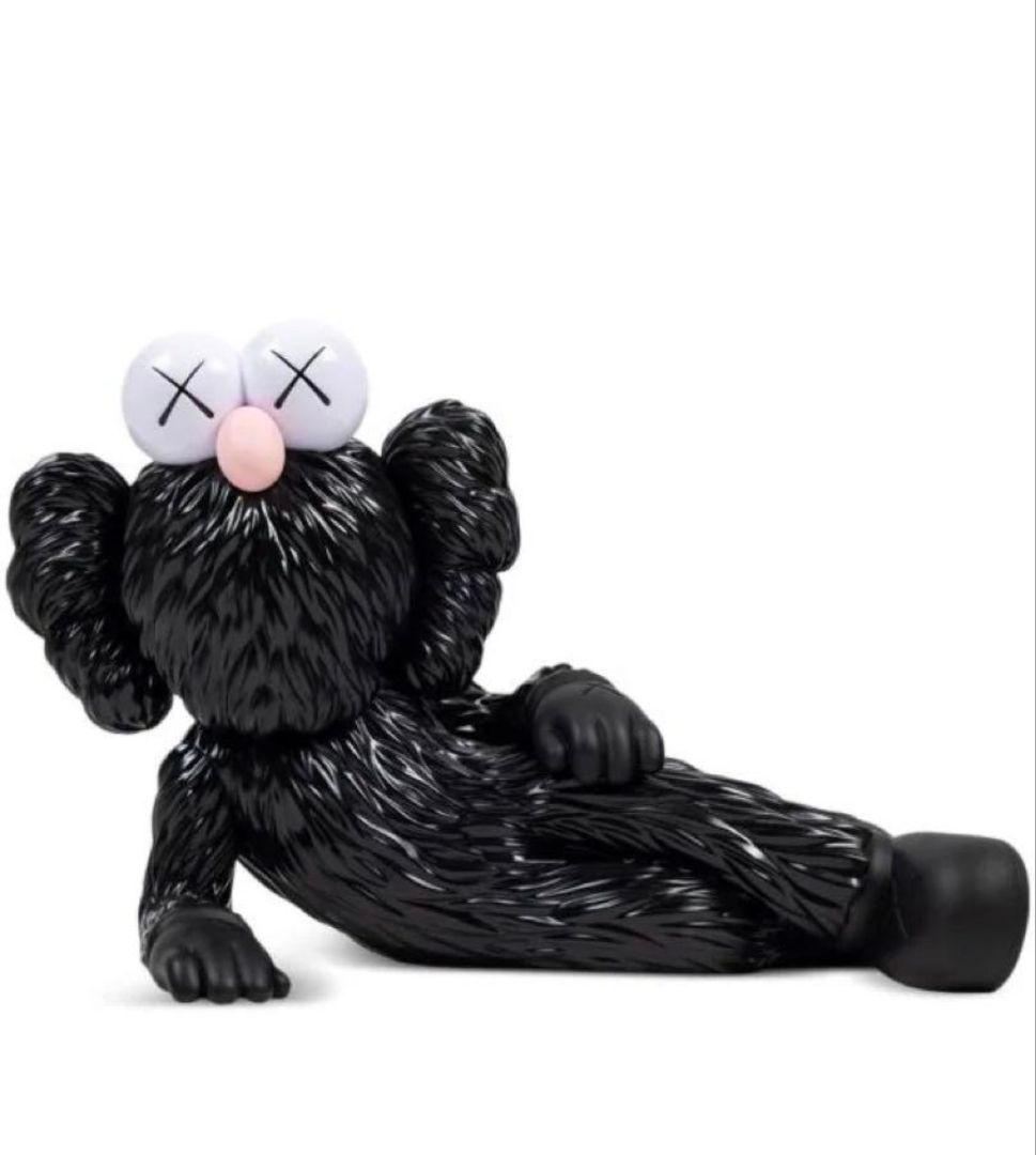 【新品】KAWS time off black medicom toy カウズ