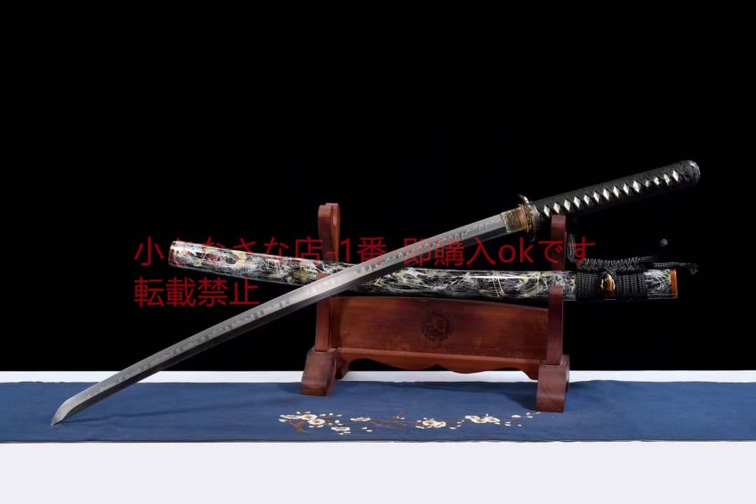 26寸T10焼刃日本三色研【鬼神丸国重】  武具 刀装具 日本刀 模造刀 居合刀