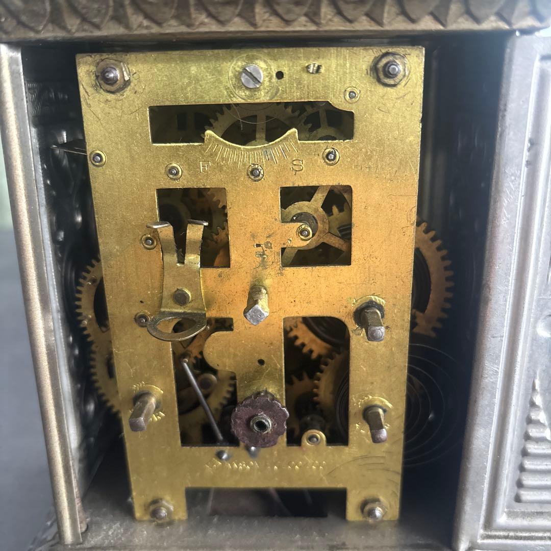 アンソニア　アンティーク置き時計　明治時代