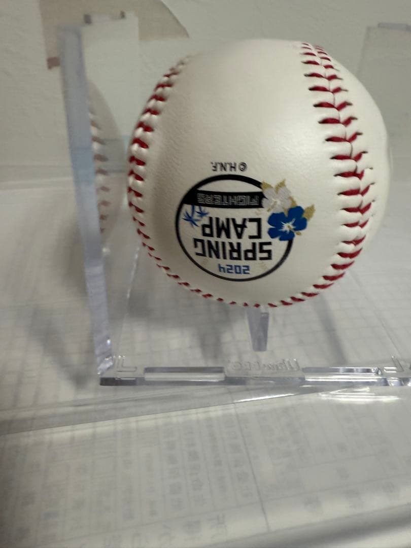 直筆サイン入り2024春季キャンプボール　伊藤大海　貴重！最多勝！最高勝率！二冠