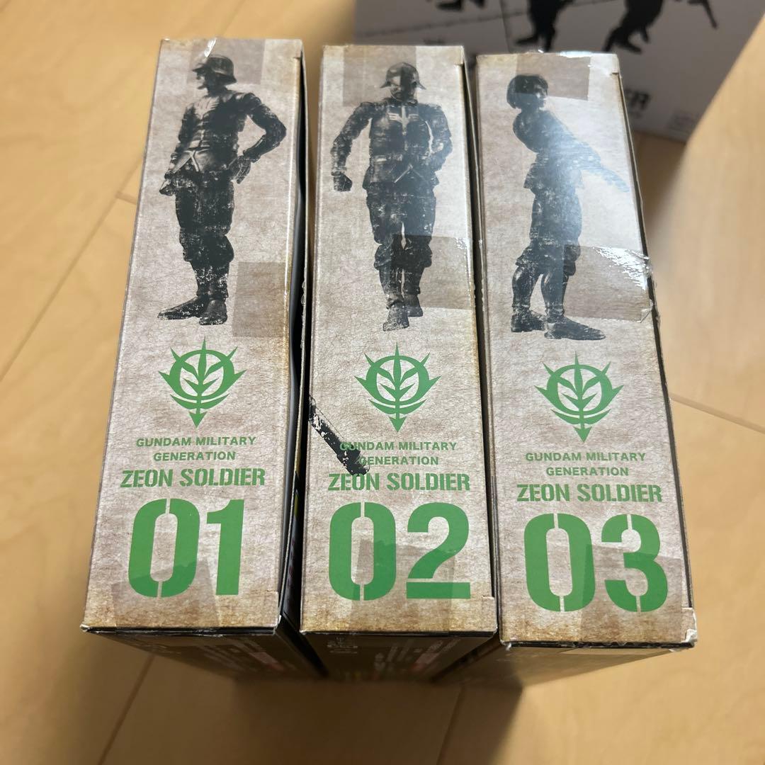 【即購入ok!!】機動戦士ガンダム G.M.G. 一般兵士 3種セットBOX
