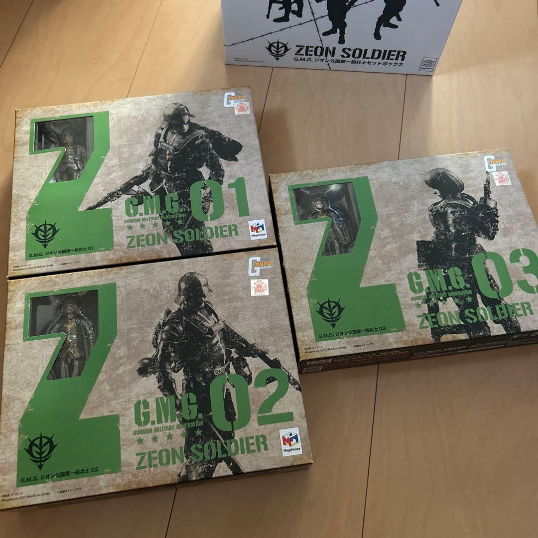 【即購入ok!!】機動戦士ガンダム G.M.G. 一般兵士 3種セットBOX