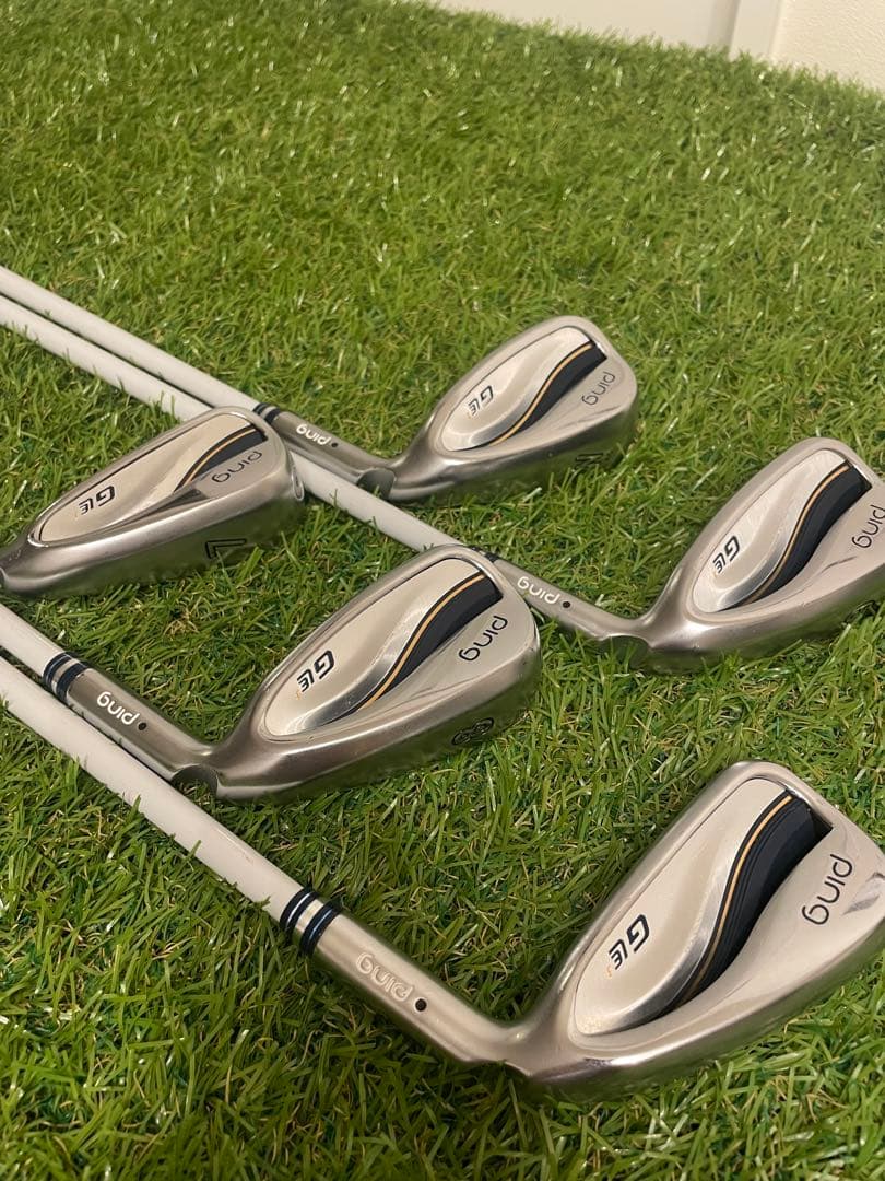 PING gle3 レディースアイアン5本セット　A 純正カーボン