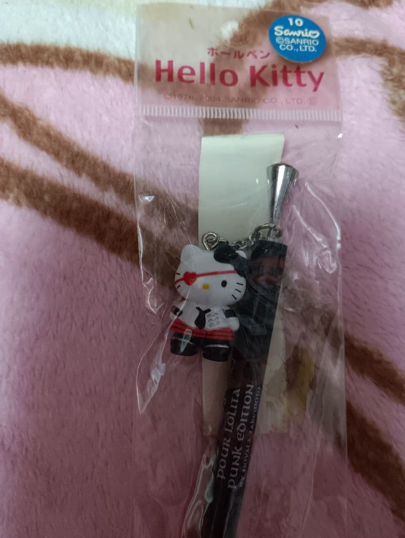 激レア！嶽本野ばらパンクキティ　メモ帳＆ボールペンセット　小悪魔キティ平成レトロ