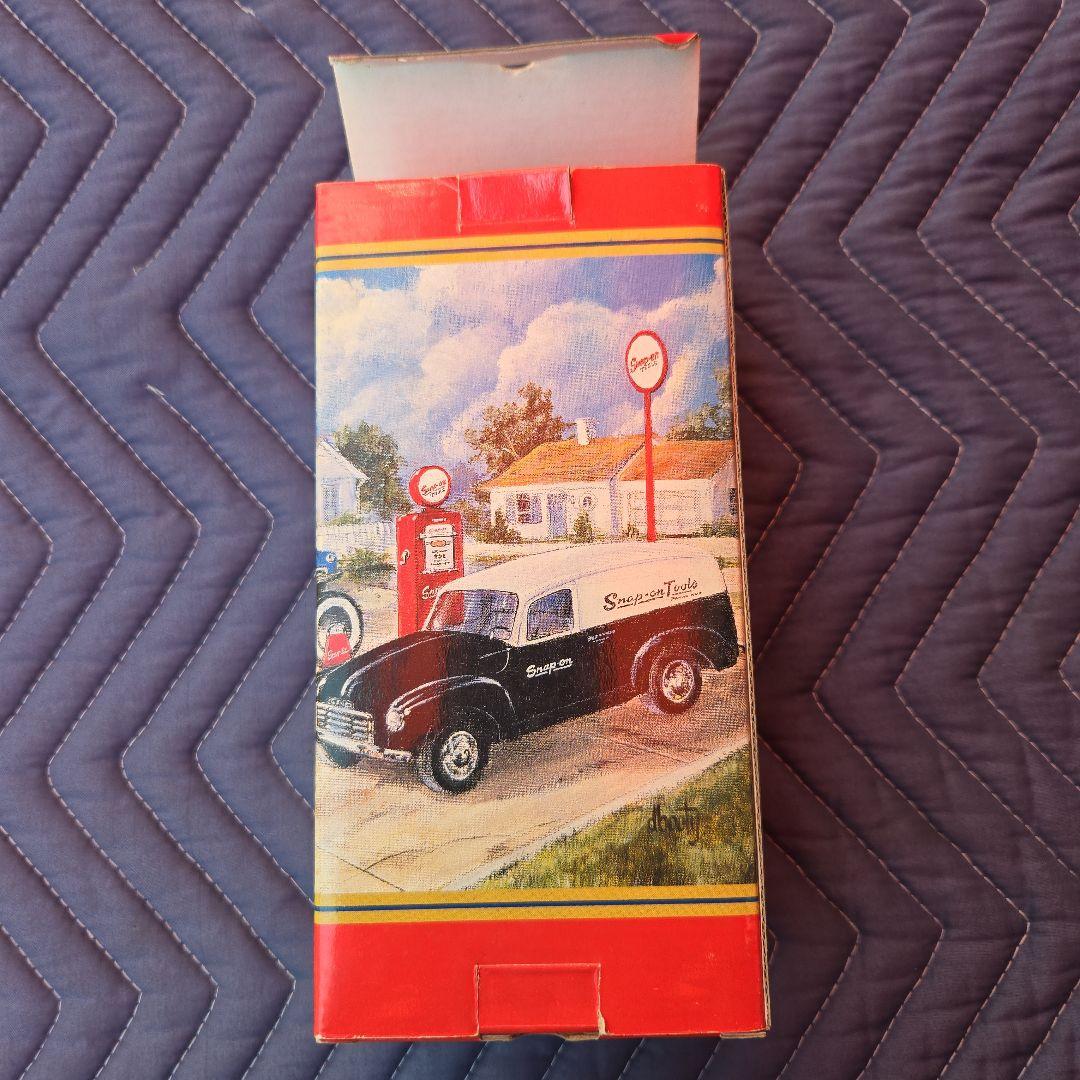 スナップオン ガスポンプ バンク 貯金箱 ジオラマ ミニチュア 1/12 RED