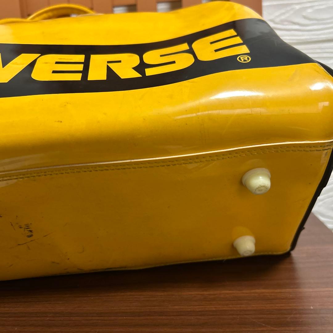 コンバース80sボストンバッグ　ヴィンテージ　イエロー　ビンテージ