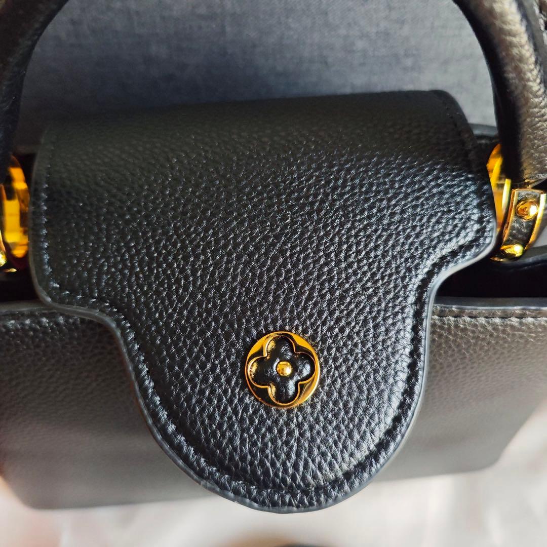 【実写画像】BB トリヨンカーフレザー 2way 黒 M94755