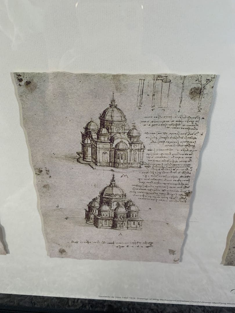 【希少・廃盤品】IKEA OLUNDA レオナルドダヴィンチ 壁掛けアート