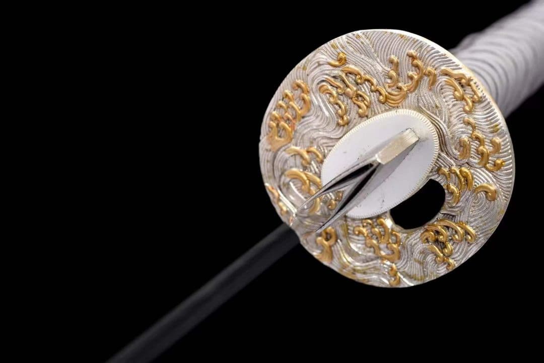 T 10焼刃日本上研武士刀【流雲】 武具　刀装具　日本刀　模造刀 居合刀