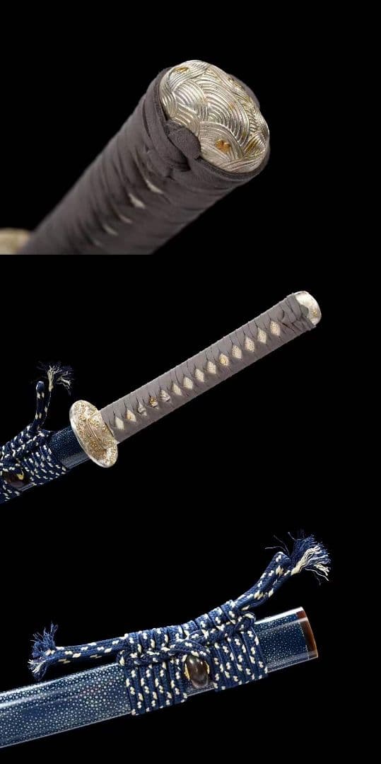 T 10焼刃日本上研武士刀【流雲】 武具　刀装具　日本刀　模造刀 居合刀