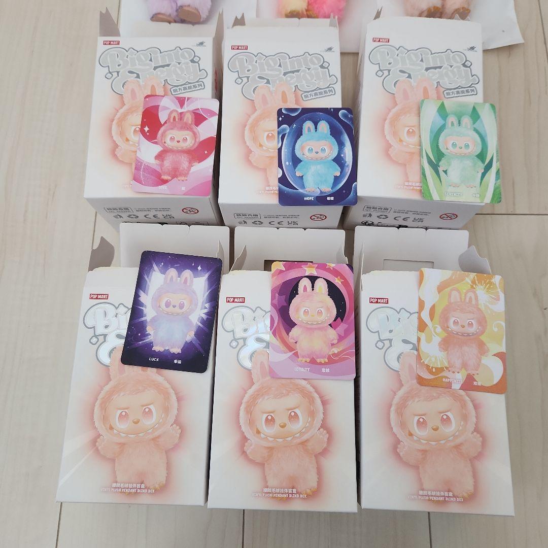 正規品 新品 ポップマート エナジー ラブブ ぬいぐるみ 6種セット