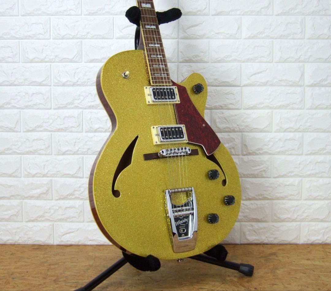 ギター Italia Guitars TORINO V Gold Sparkle