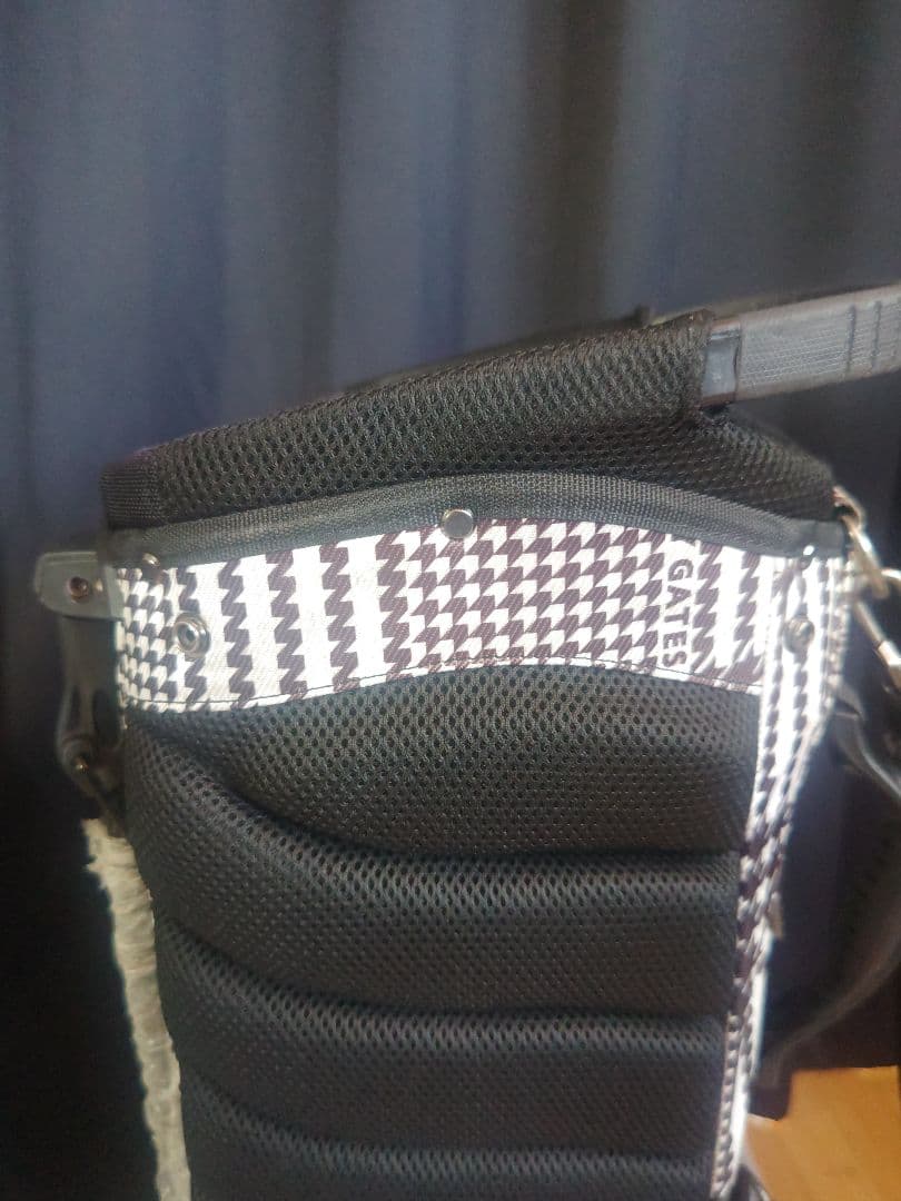 パーリーゲイツ　グレンチェック柄　キャディバッグ