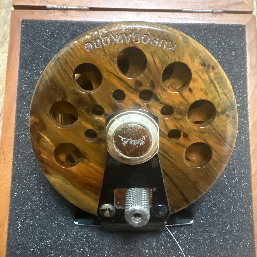 黒鯛工房へち達人88木製限定品中古タイコリール　希少品