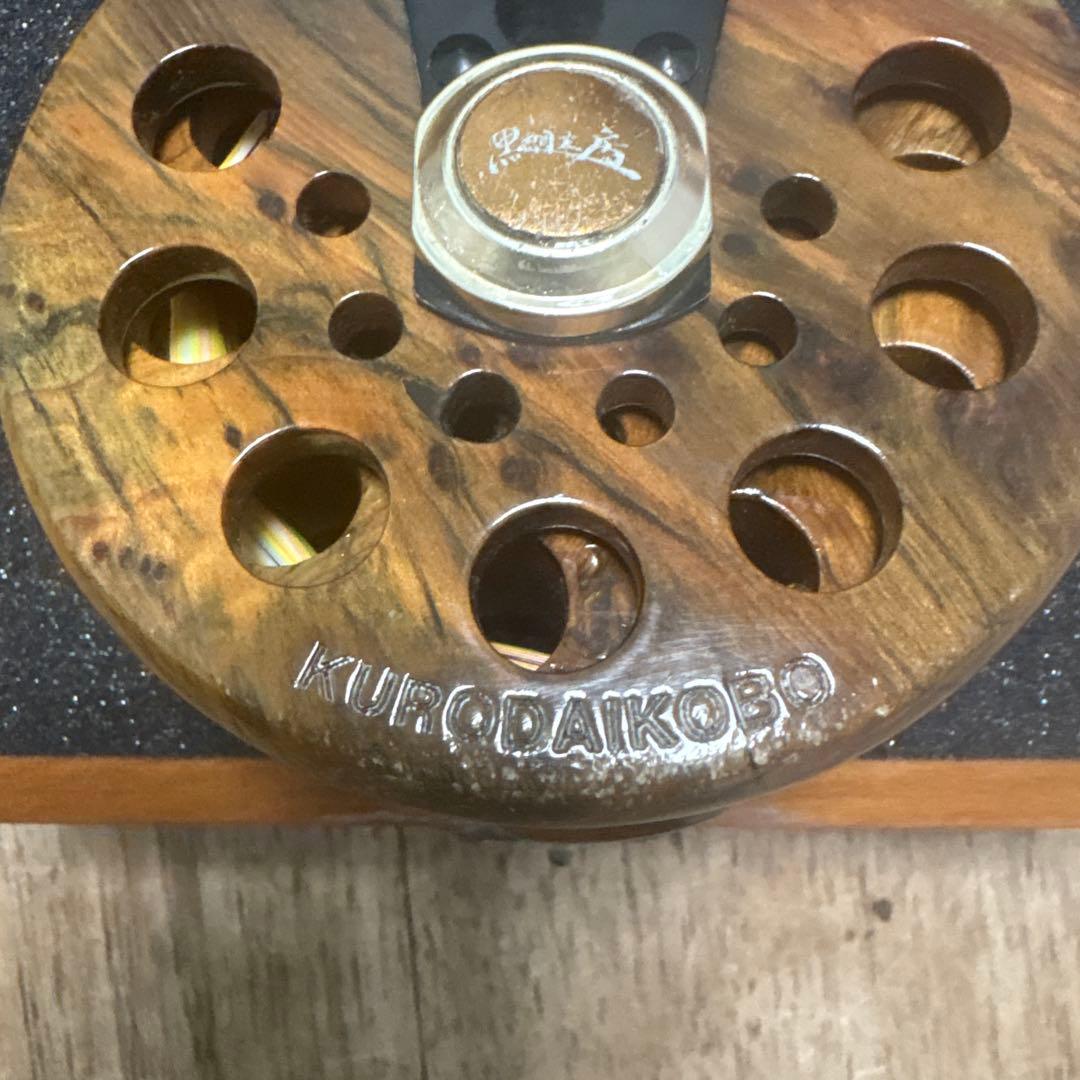 黒鯛工房へち達人88木製限定品中古タイコリール　希少品